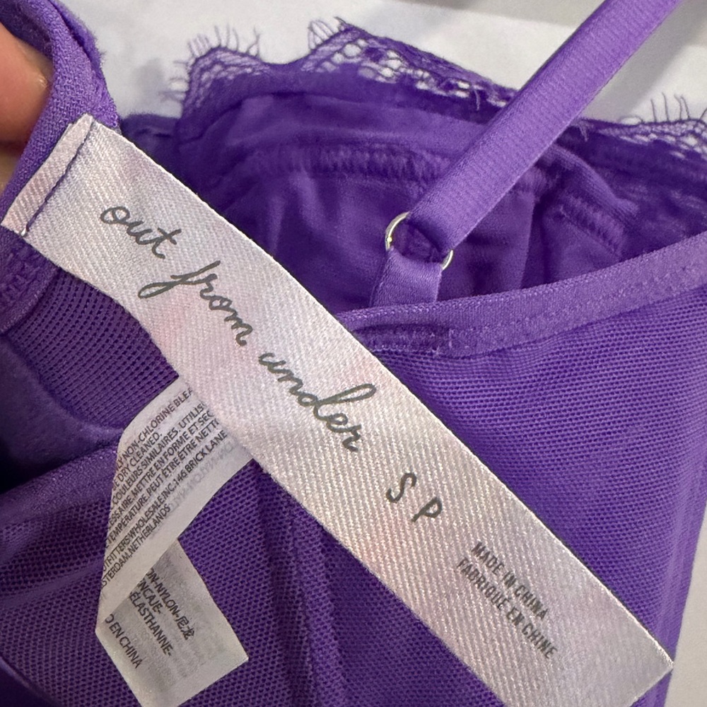 Urban Outfitters Out From Under Purple Lace Bustier Modern Love Corset - Picture 5 of 6